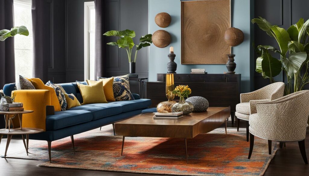 Eclectisch design meubilair