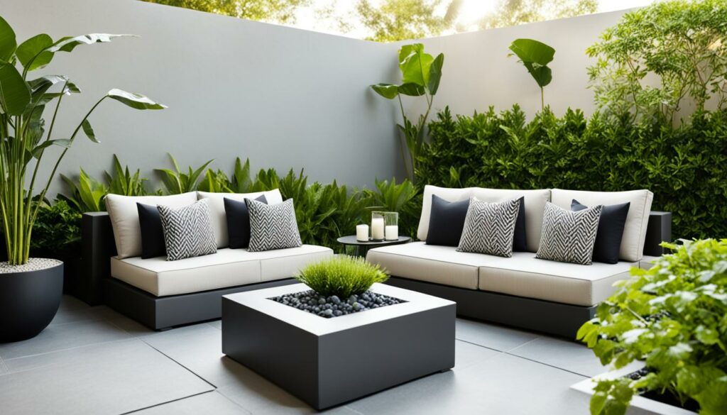 Moderne Lounge Sets Voor Trendy Tuinontwerpen